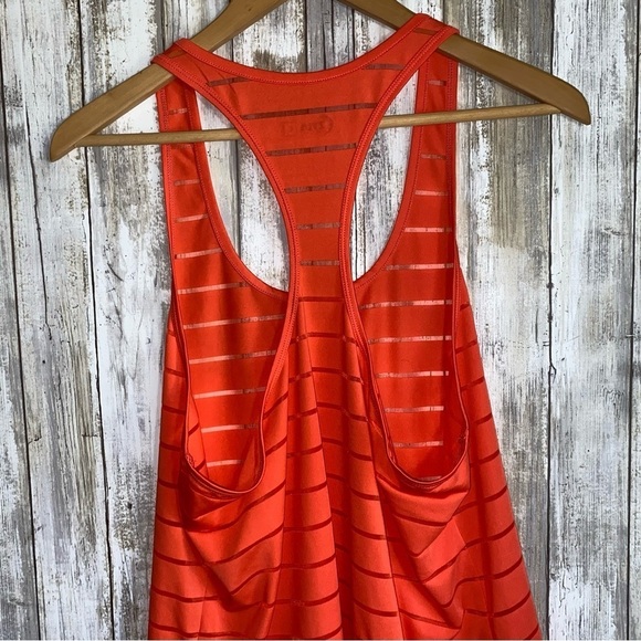 ZYIA Havana Orange Striped Racerback Tank - Picture 6 of 8
